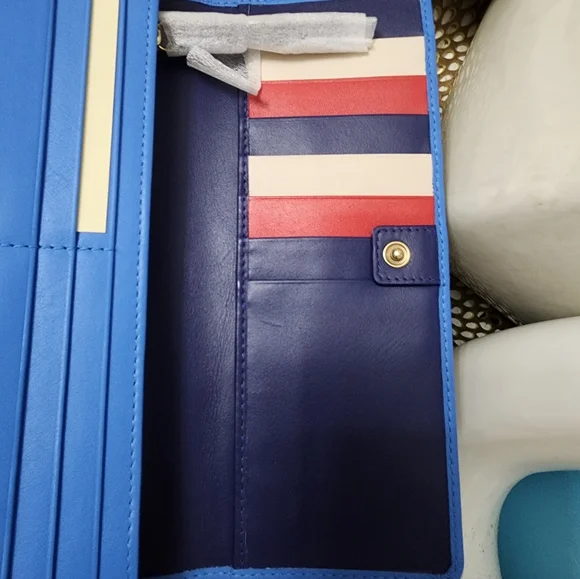 RADLEY LONDON BLUE LEATHER WALLET NWT - Picture 8 of 13